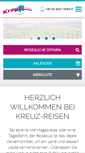 Mobile Screenshot of kreuz-reisen.de